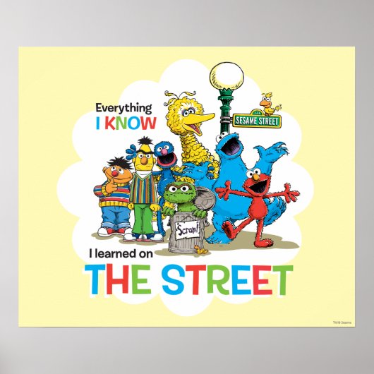Ik leerde op STRAAT Poster (Voorkant)