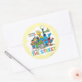 Ik leerde op STRAAT Ronde Sticker (Envelop)