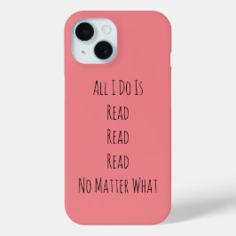 Ik lees alleen maar iPhone 15 case
