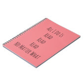 Ik lees alleen maar notitieboek (Linkerzijde)