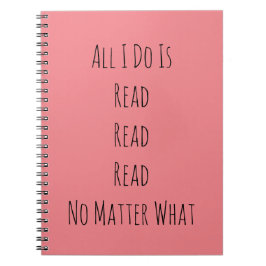 Ik lees alleen maar notitieboek