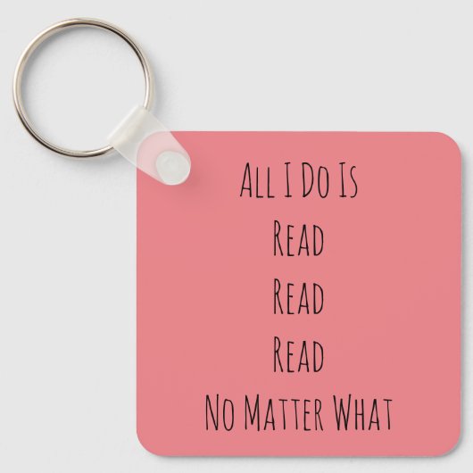 Ik lees alleen maar sleutelhanger (Voorkant)