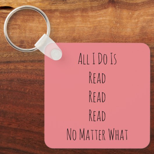 Ik lees alleen maar sleutelhanger (Voorkant)