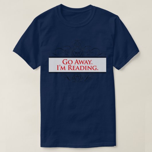 Ik lees Boek Lover Book Nerd Librarian. T-shirt (Design voorkant)