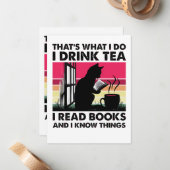 Ik lees boeken en ik weet dingen notitiekaartje (Voorkant / Achterkant in situ)