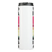 Ik lees boeken en ik weet dingen thermosbeker (Achterkant)