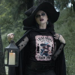Ik lees boeken, ik weet dingen Halloween lezer T-shirt