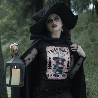 Ik lees boeken, ik weet dingen Halloween lezer T-shirt