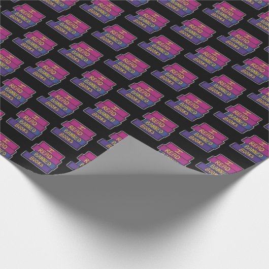 Ik lees boeken zonder vergunning cadeaupapier (Hoek)