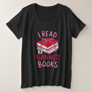 Ik lees boeken zonder vergunning grote maat t-shirt