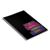 Ik lees boeken zonder vergunning notitieboek (Rechterzijde)