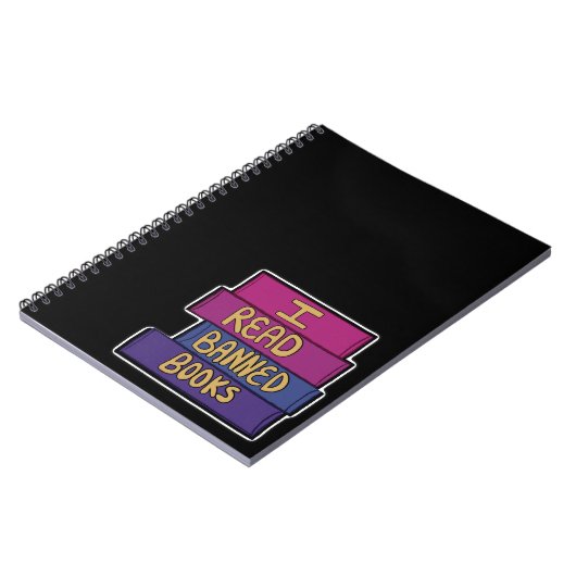 Ik lees boeken zonder vergunning notitieboek (Linkerzijde)