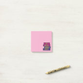 Ik lees boeken zonder vergunning post-it® notes (Op bureau)