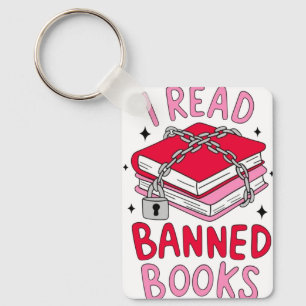 Ik lees boeken zonder vergunning sleutelhanger