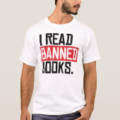 Ik lees boeken zonder vergunning t-shirt (Voorkant)