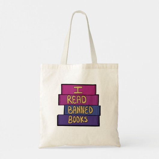 Ik lees boeken zonder vergunning tote bag (Achterkant)