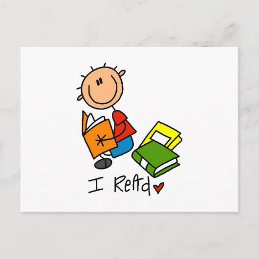 Ik Lees Briefkaart (Voorkant)