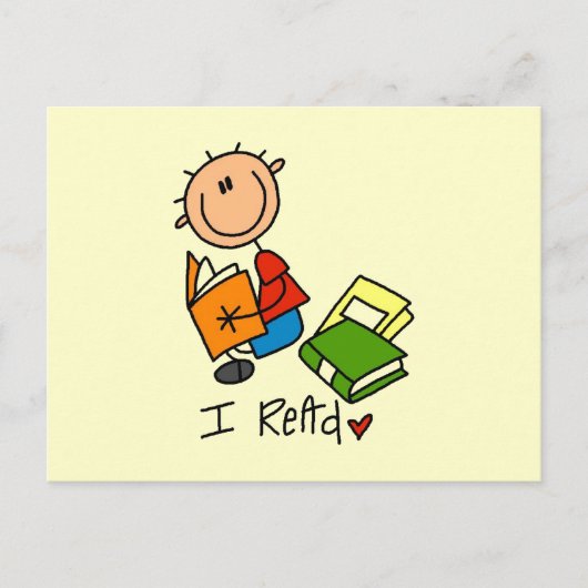 Ik Lees Briefkaart (Voorkant)