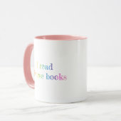 Ik lees Diverse Boeken Mok (Voorkant links)