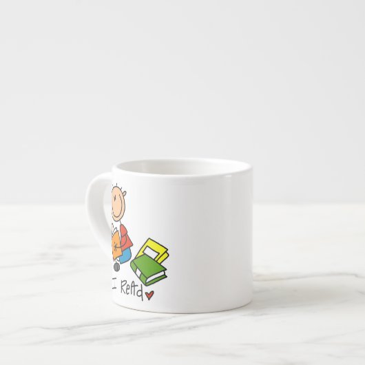 Ik Lees Espresso Kop (Links)