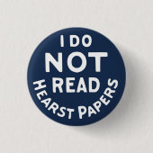Ik lees geen Hearst Papers Ronde Button 3,2 Cm (Voorkant)