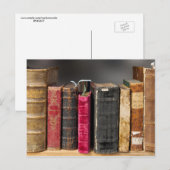 Ik lees graag Antiek  boeken Briefkaart (Voorkant / Achterkant)