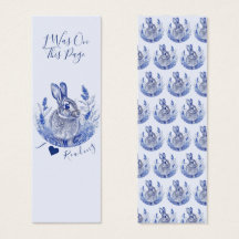 Ik lees graag Bladwijzer van blauwe konijnen