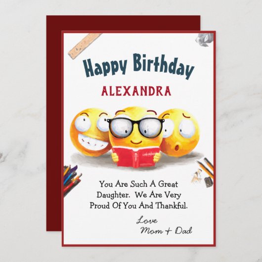 Ik lees graag boeken (Voorkant / Achterkant)