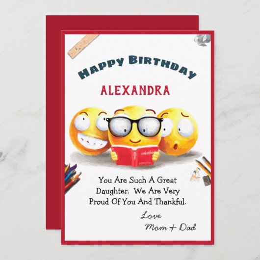 Ik lees graag boeken (Voorkant / Achterkant)