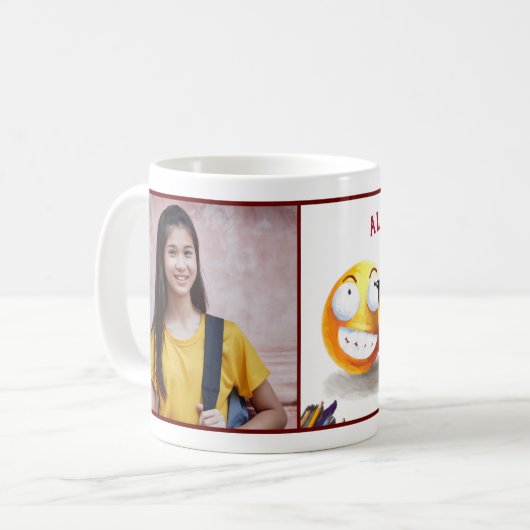 Ik lees graag boeken koffiemok (Voorkant links)