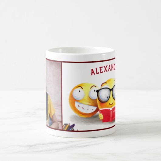 Ik lees graag boeken koffiemok (Center)