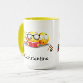 Ik lees graag boeken mok (Voorkant links)