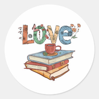 Ik lees graag boeken rond Sticker