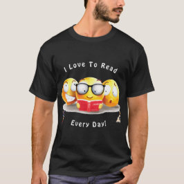 Ik lees graag boeken t-shirt