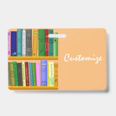 Ik lees graag boeken Thunder_Cove Badge (Achterkant)
