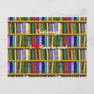 Ik lees graag boeken Thunder_Cove Briefkaart