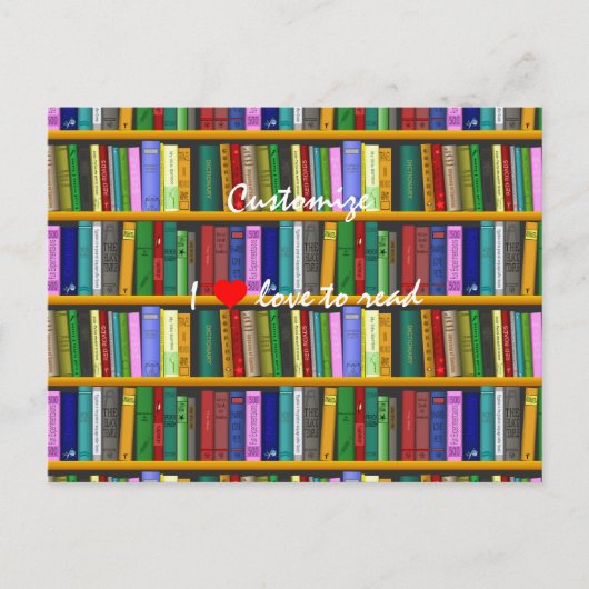 Ik lees graag boeken Thunder_Cove Briefkaart (Voorkant)