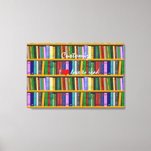 Ik lees graag boeken Thunder_Cove Canvas Afdruk (Voorkant)
