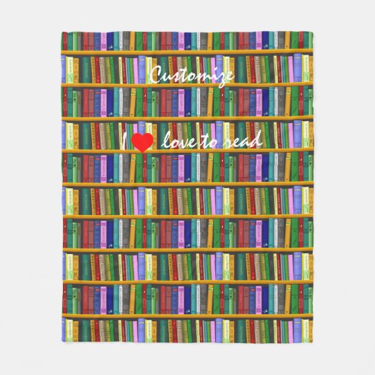 Ik lees graag boeken Thunder_Cove Fleece Deken (Voorkant)