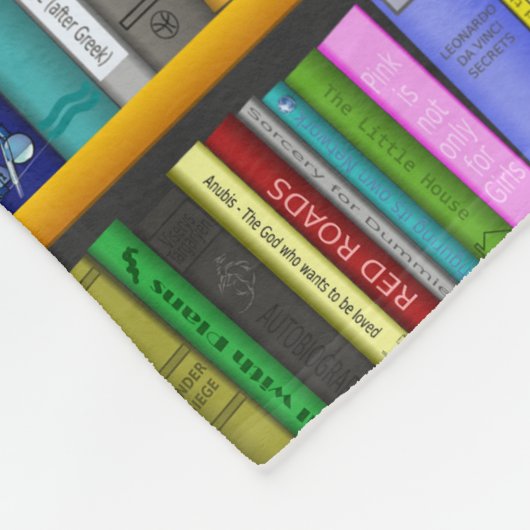 Ik lees graag boeken Thunder_Cove Fleece Deken (Hoek)