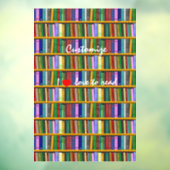 Ik lees graag boeken Thunder_Cove Raamsticker (Vel 3)