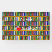 Ik lees graag boeken Thunder_Cove Spandoek (Horizontaal)