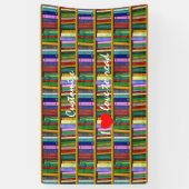 Ik lees graag boeken Thunder_Cove Spandoek (Verticaal)