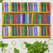 Ik lees graag boeken Thunder_Cove Theedoek (Gevouwen)