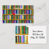 Ik lees graag boeken Thunder_Cove Visitekaartje (Voorkant / Achterkant)