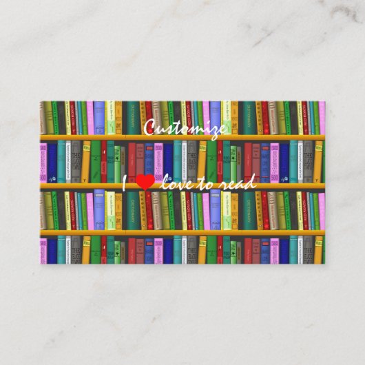 Ik lees graag boeken Thunder_Cove Visitekaartje (Voorkant)