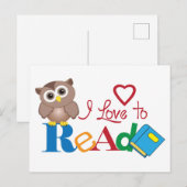 Ik lees graag briefkaart (Voorkant / Achterkant)