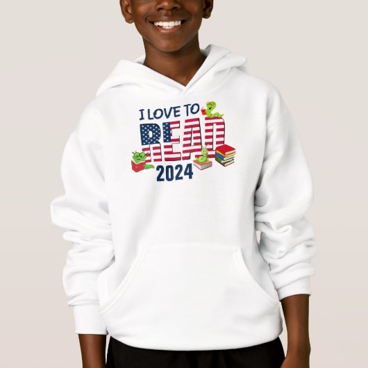IK LEES GRAAG de Amerikaanse vlag 2024 (Voorkant)
