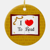 Ik lees graag keramisch ornament (Achterkant)