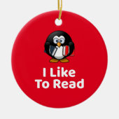 Ik lees graag keramisch ornament (Voorkant)